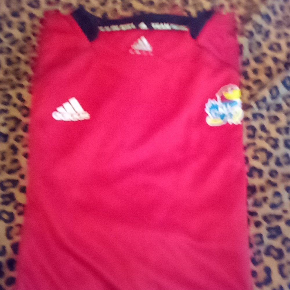 Adidas KU t shirt